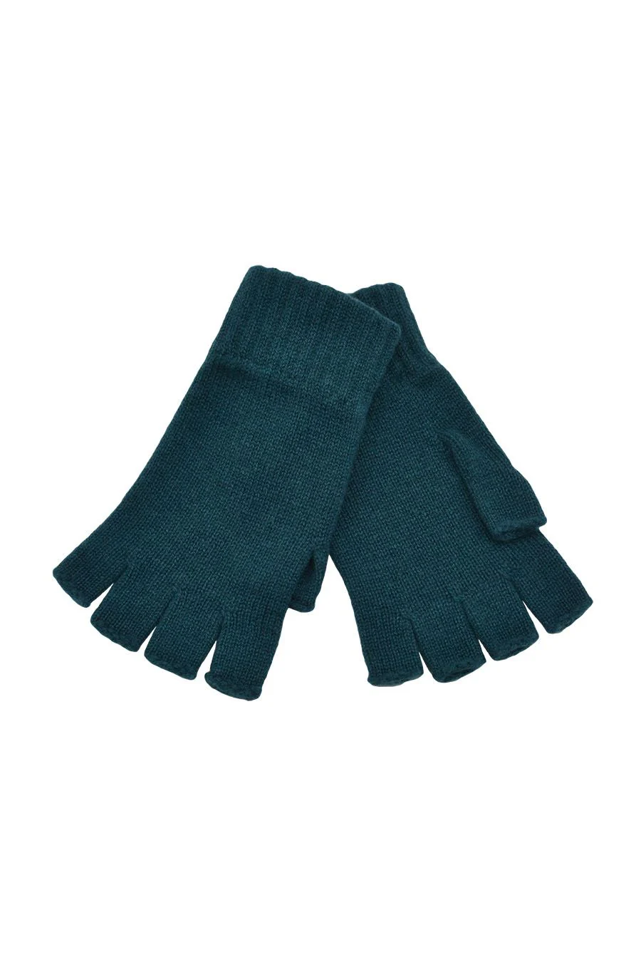 Womens Scottish Cashmere Fingerless Gloves - Image 8
